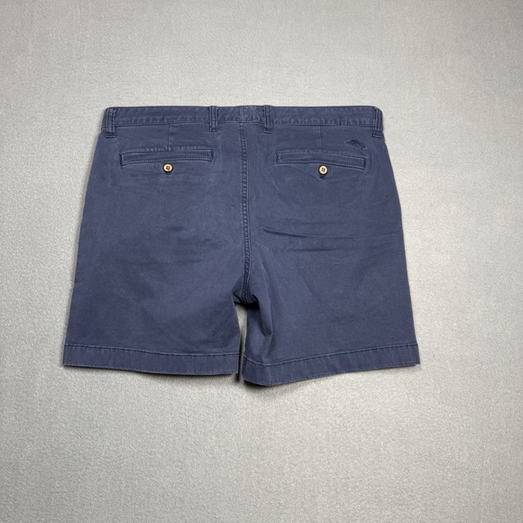 Tommy Bahama Tencel Shorts Mens 33 Gray Green Navy Chino Bermuda Lot of 3 - Picture 11 of 11